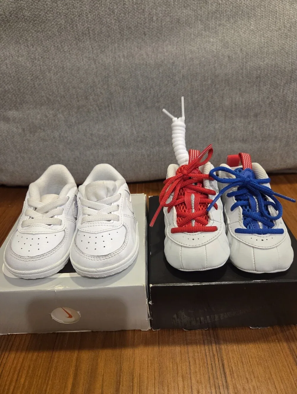Lot of 2 Nike Infant/Toddler Sneakers Size 3C Nike Lil'Posite One & Nike Force 1